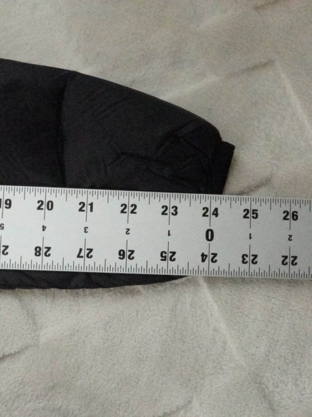 Lands' End Down Puffer Jacket Womens Extra Small Black Full Zip - Picture 8 of 10